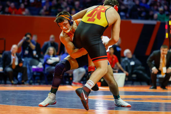 Illinois state wrestling championships February 18 2023 Nate Latsch 15364